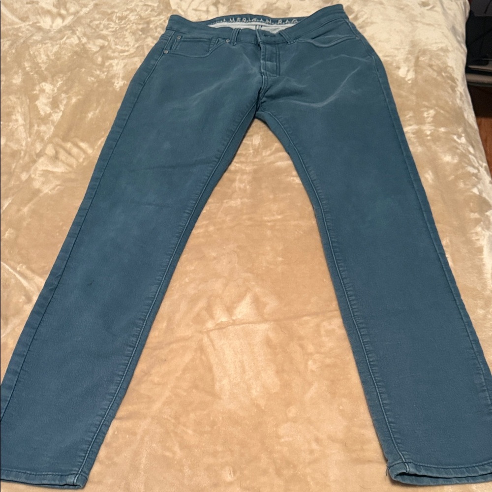 American Rag Men's Teal Slim Jeans
